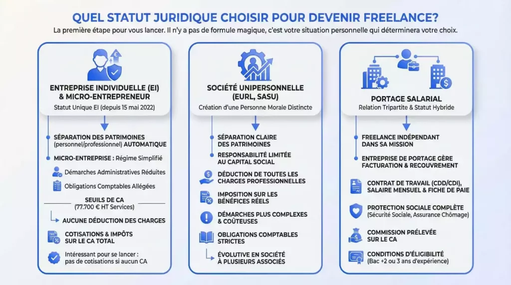 Quelle forme juridique choisir pour entreprendre ?