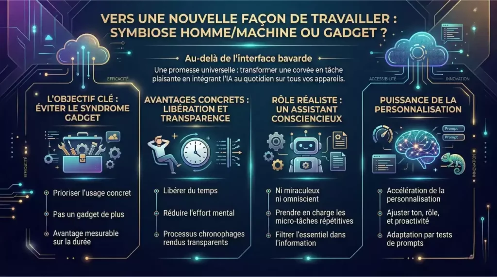 Vers une nouvelle façon de travailler : symbiose homme/machine ou gadget ?